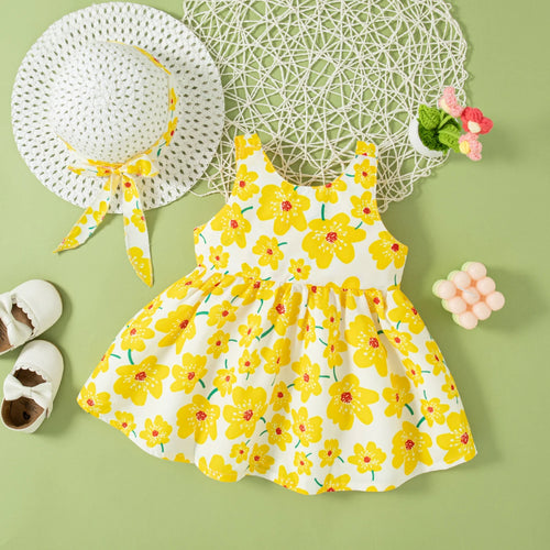 0-2 Y Old Baby Girl Floral Dress