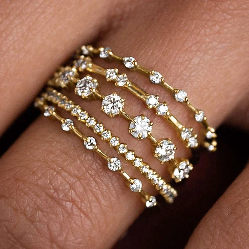 Caoshi Stylish With Zirconia Ring