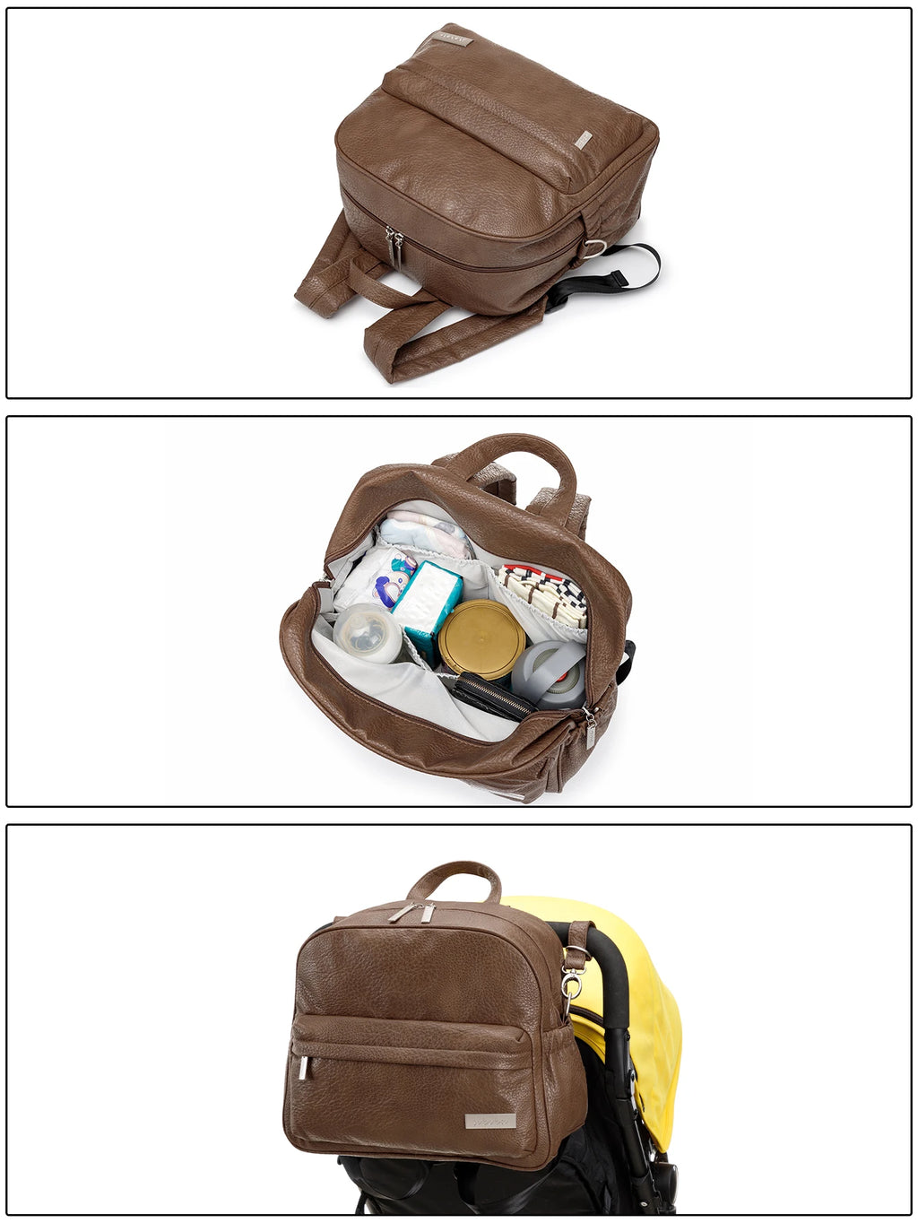 Waterproof Diaper Backpack for Newborns – Lightweight & Portable Mommy Bag