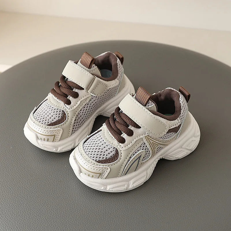 Kids 2025 Mesh Sneakers – Breathable Soft-Soled Casual Sport Shoes