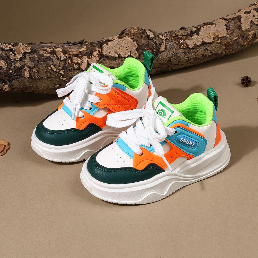 Kids’ Spring Sneakers – Soft Sole, Breathable Sports Shoes