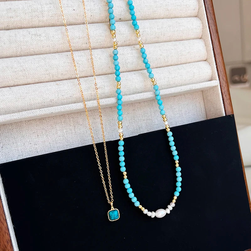 Double Layer Pearl Necklace