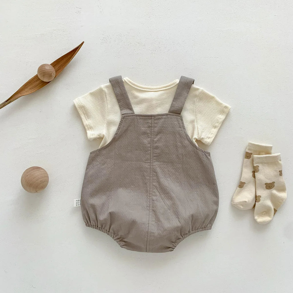 T-shirts & cartoon Bear Bodysuits Kid Infant Clothing Set