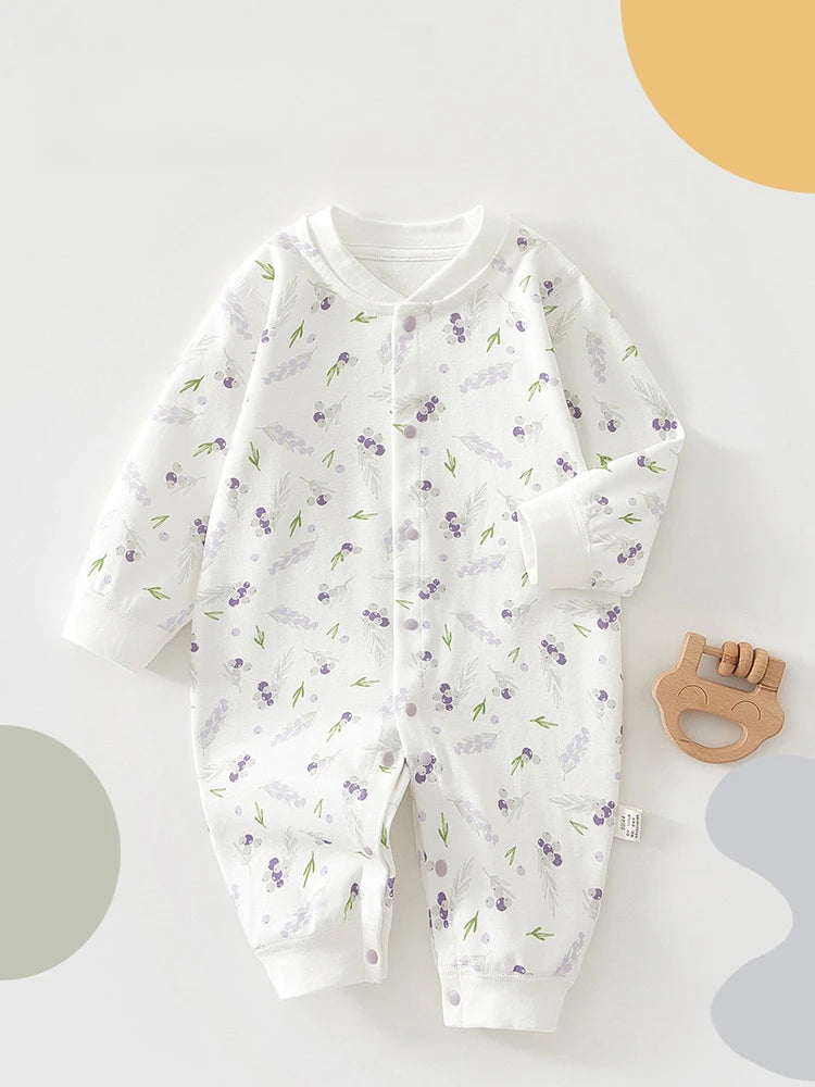Newborn Baby Onesie, Spring/Autumn, Cotton