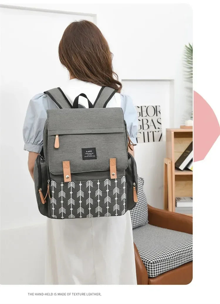 Travel Backpack for Moms – Large Capacity Waterproof Diaper & Baby Stroller Bag