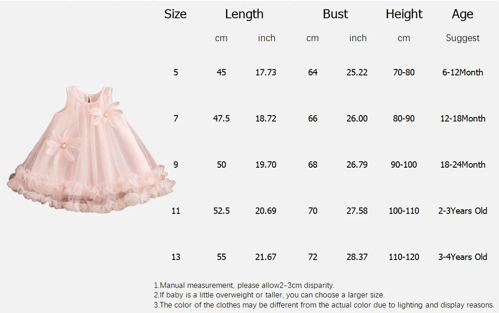 Baby Girl Pink Princess Dress