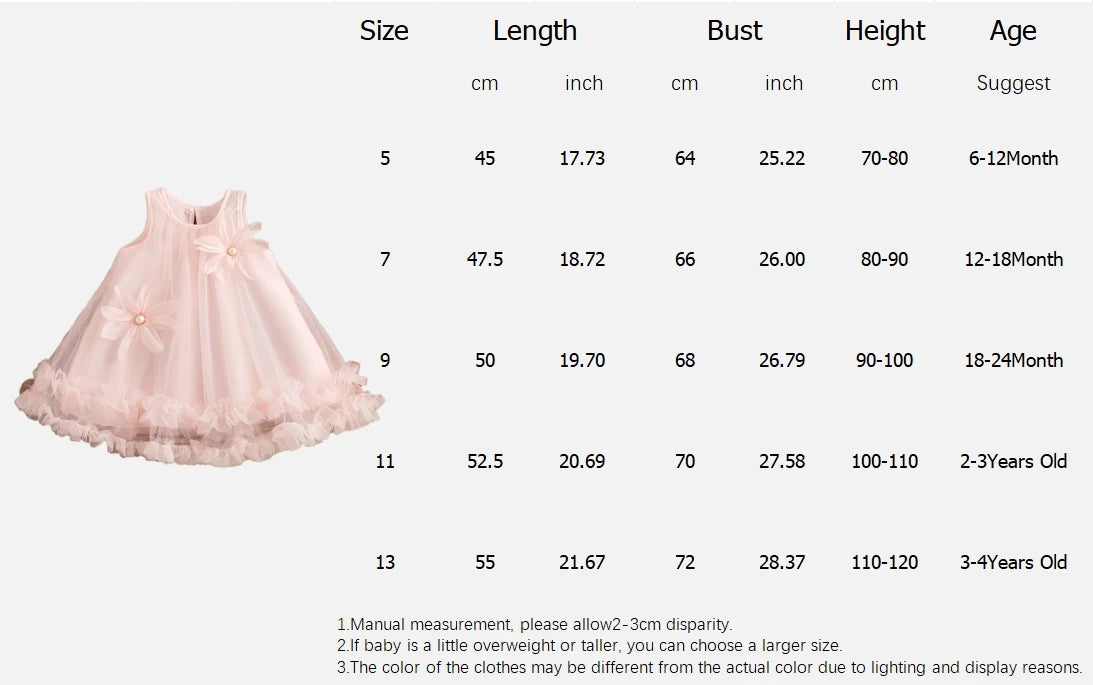 Baby Girl Pink Princess Dress