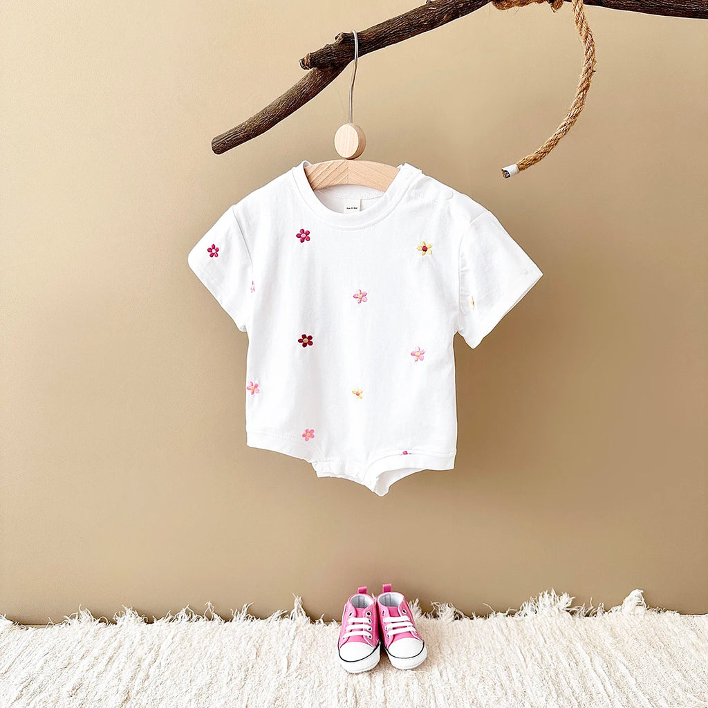 Jumpsuit Cotton Infant Bodysuit Girls  0-18M