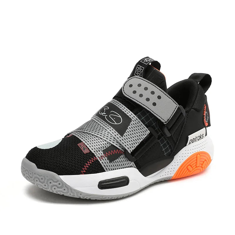 Kids Basketball Sneakers – Lightweight Non-Slip Sport Shoes