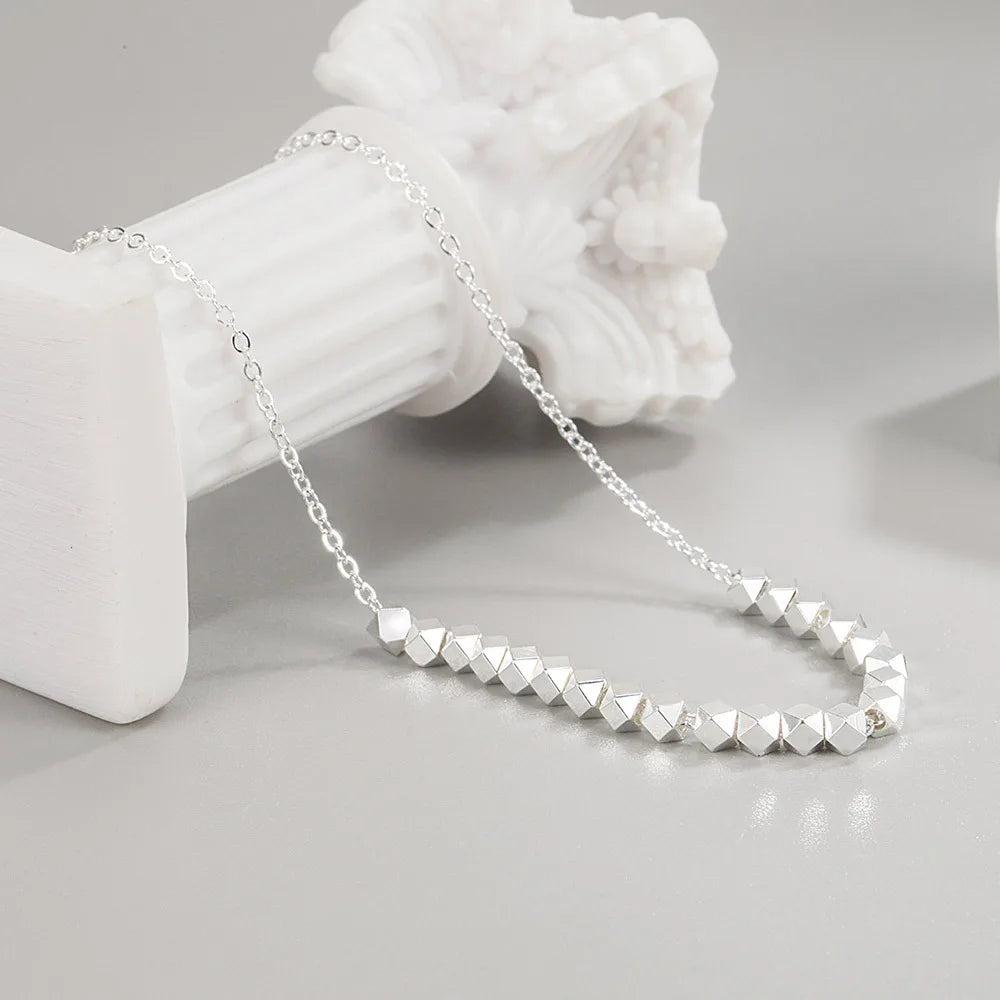 Vintage 925 Sterling Silver Irregular Bead