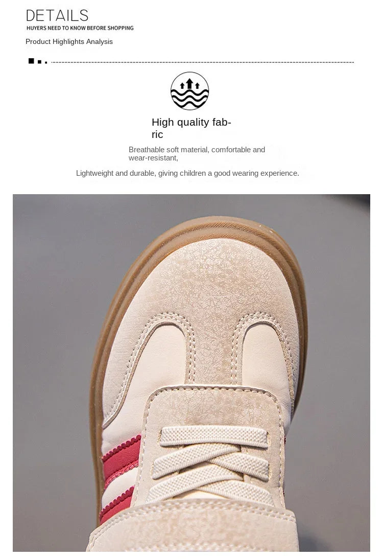 Kids Casual Sneakers – Breathable Anti-Skid Slip-On Shoes