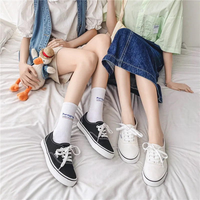 Kids Spring/Autumn Canvas Sneakers – Colorful Soft-Soled Shoes