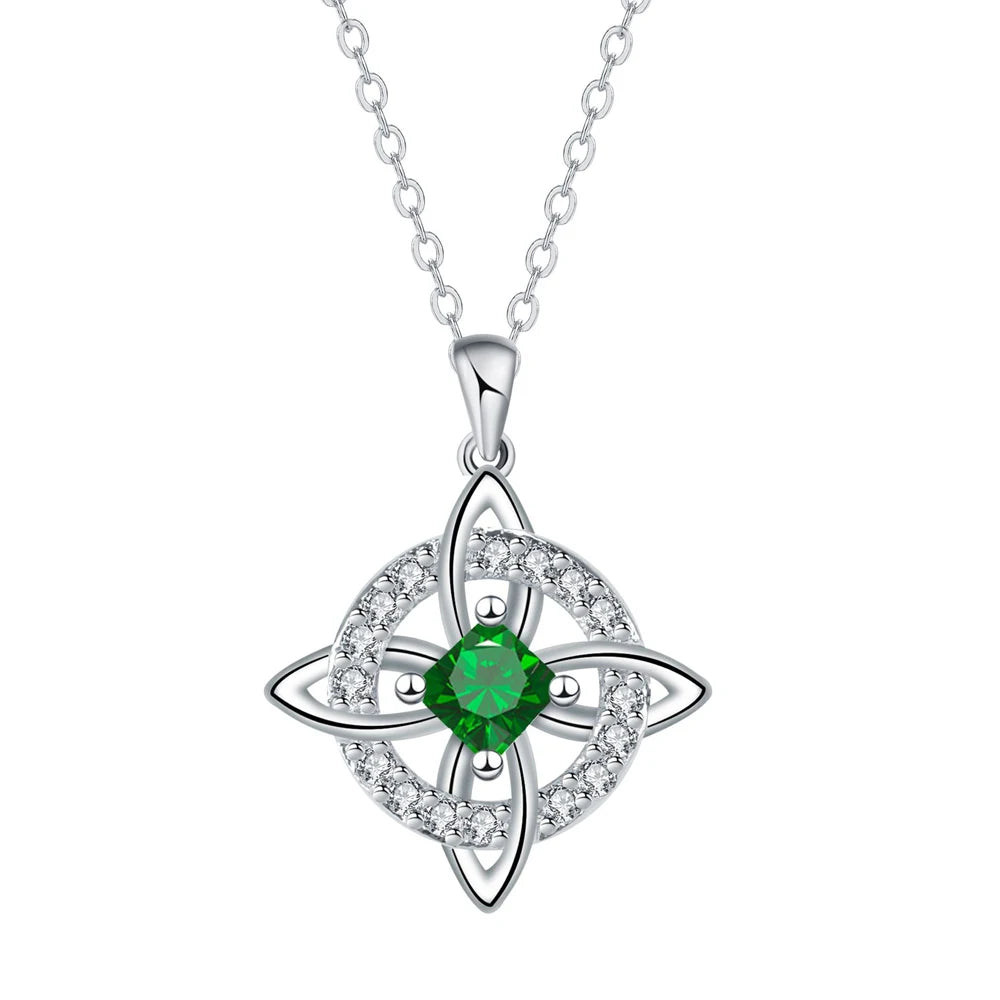 Dainty 5A Birthstone Pendant Necklace