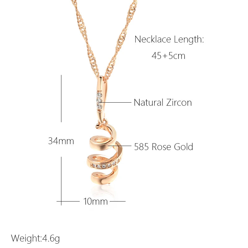 Rose Gold Geometry Necklace