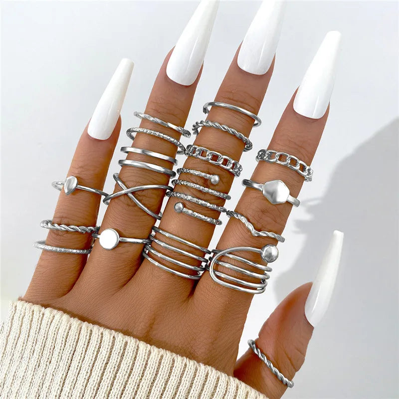 Heart Geometric Gold Butterfly Ring