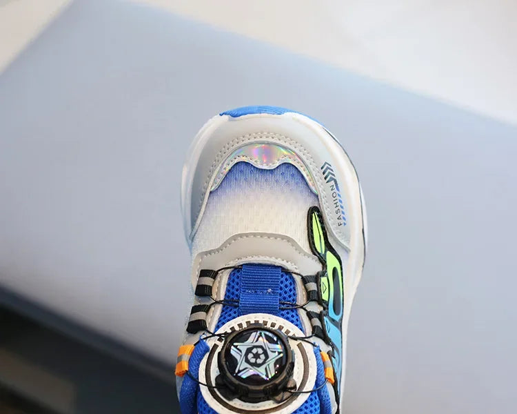 Kids’ Breathable Mesh Sneakers – Soft, Non-Slip Running Shoes