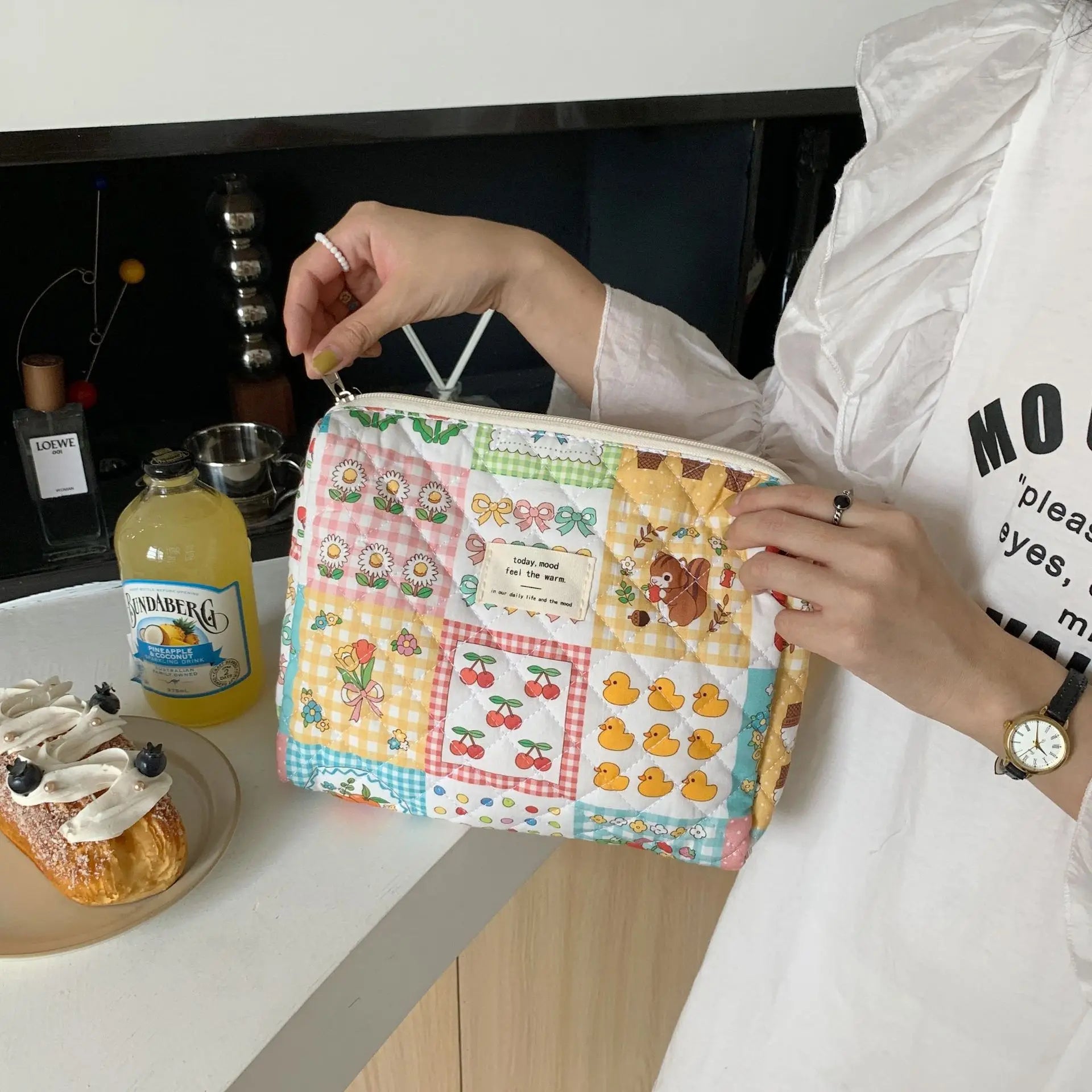 Baby Diaper Bag – Cartoon Print, Multi-Functional Storage & Travel Handbag for Outdoor Use