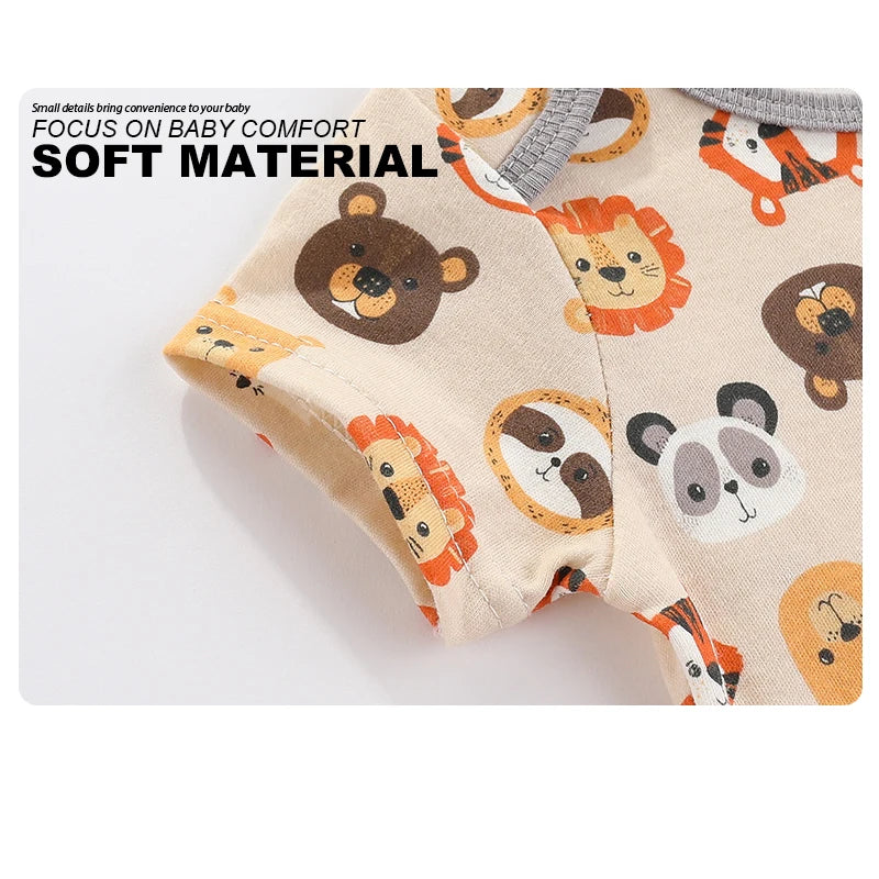 Baby Boys & Girls Cotton Onesies (4PCS)