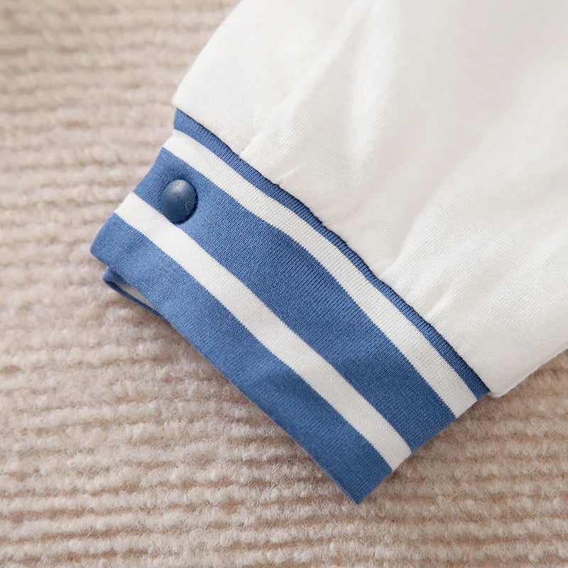 Baby Jumpsuit, 0–18M, Baseball & Teddy Bear