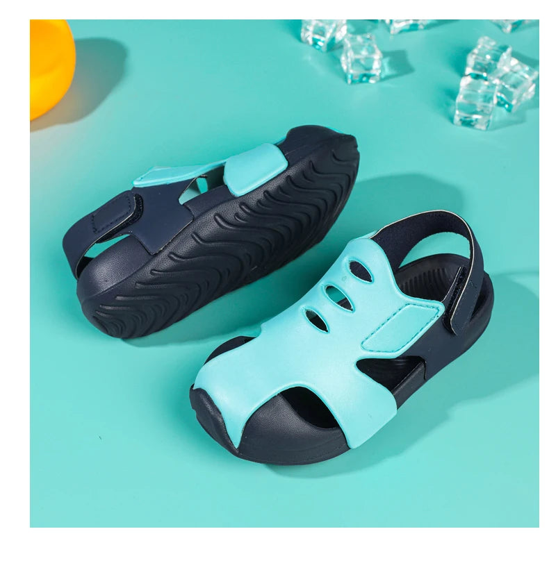 Kids’ Summer Sandals – Candy Color, Breathable Mesh Shoes
