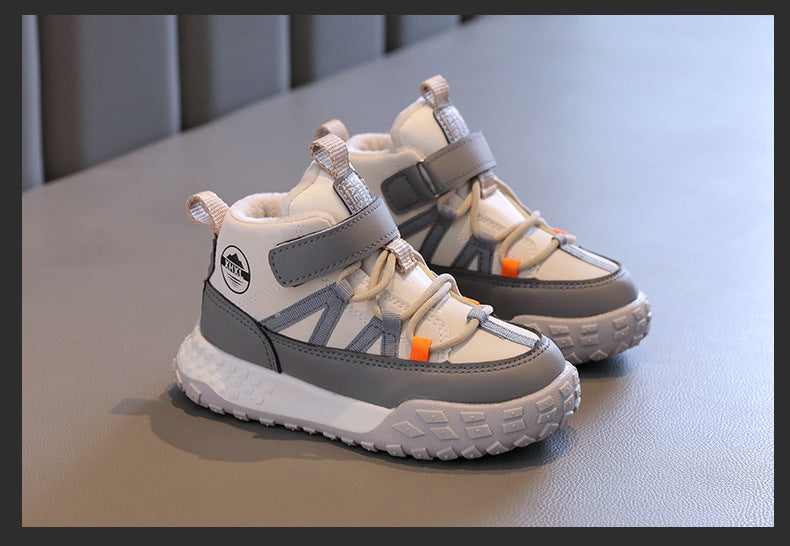 Kids Autumn/Winter Sneakers – Plush Warm Casual Sport Shoes