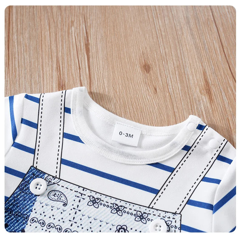 0-18 M Short Sleeved Baby Jumpsuit