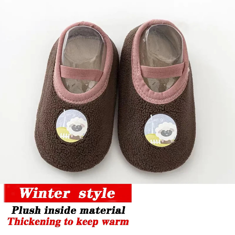 Baby Non-Slip Socks – Warm Indoor Floor Shoes for Toddlers