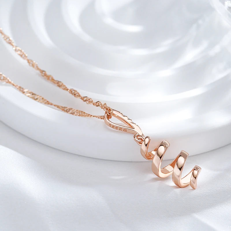 Rose Gold Geometry Necklace