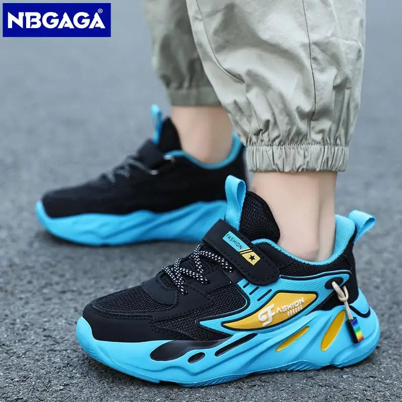 Kids Breathable Casual Sneakers – Outdoor Running & Tennis Shoes