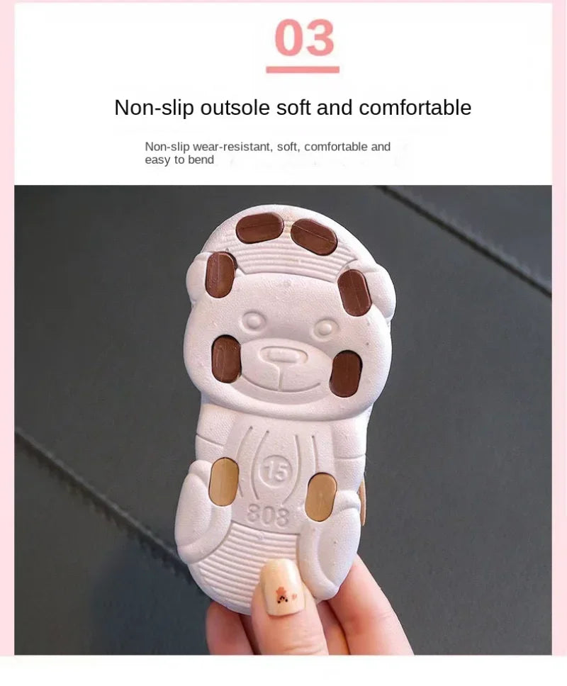 Kids Summer Cartoon Sandals – Soft Sole Toddler & Student Shoes