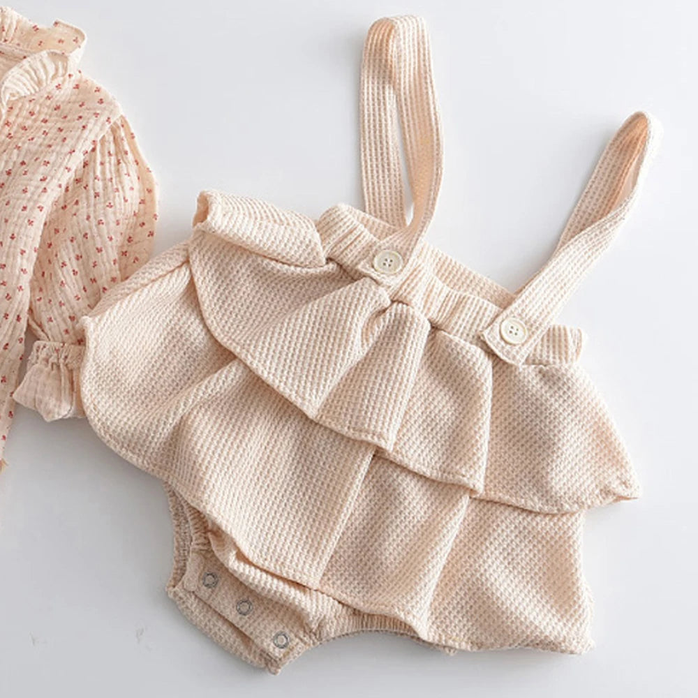Newborn Baby Ruffles Bloomers Spring Autumn