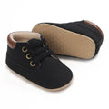 Baby Walking Shoes (0–18M) – Lace-Up Casual Flat Sneakers
