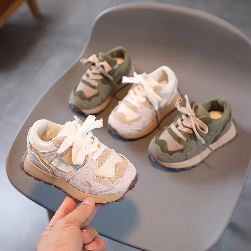 Kids Breathable Sport Sneakers – Soft Casual Shoes for Toddlers & Infants