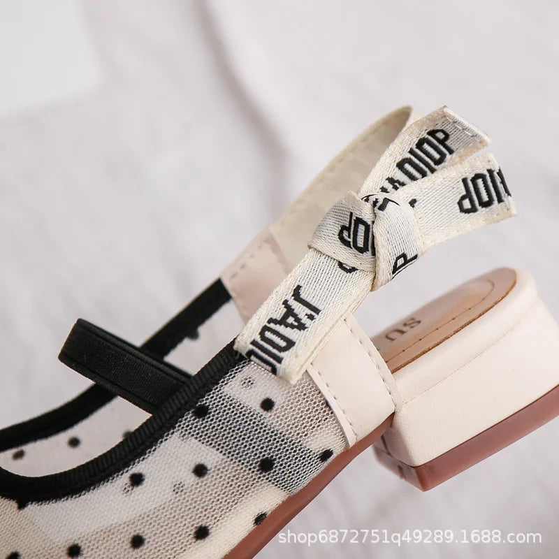 Girls’ Leather Dance Shoes