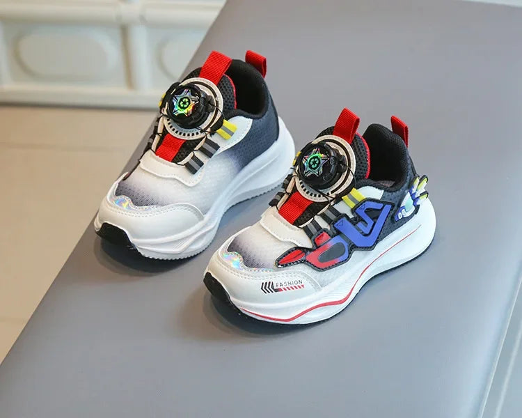 Kids’ Breathable Mesh Sneakers – Soft, Non-Slip Running Shoes