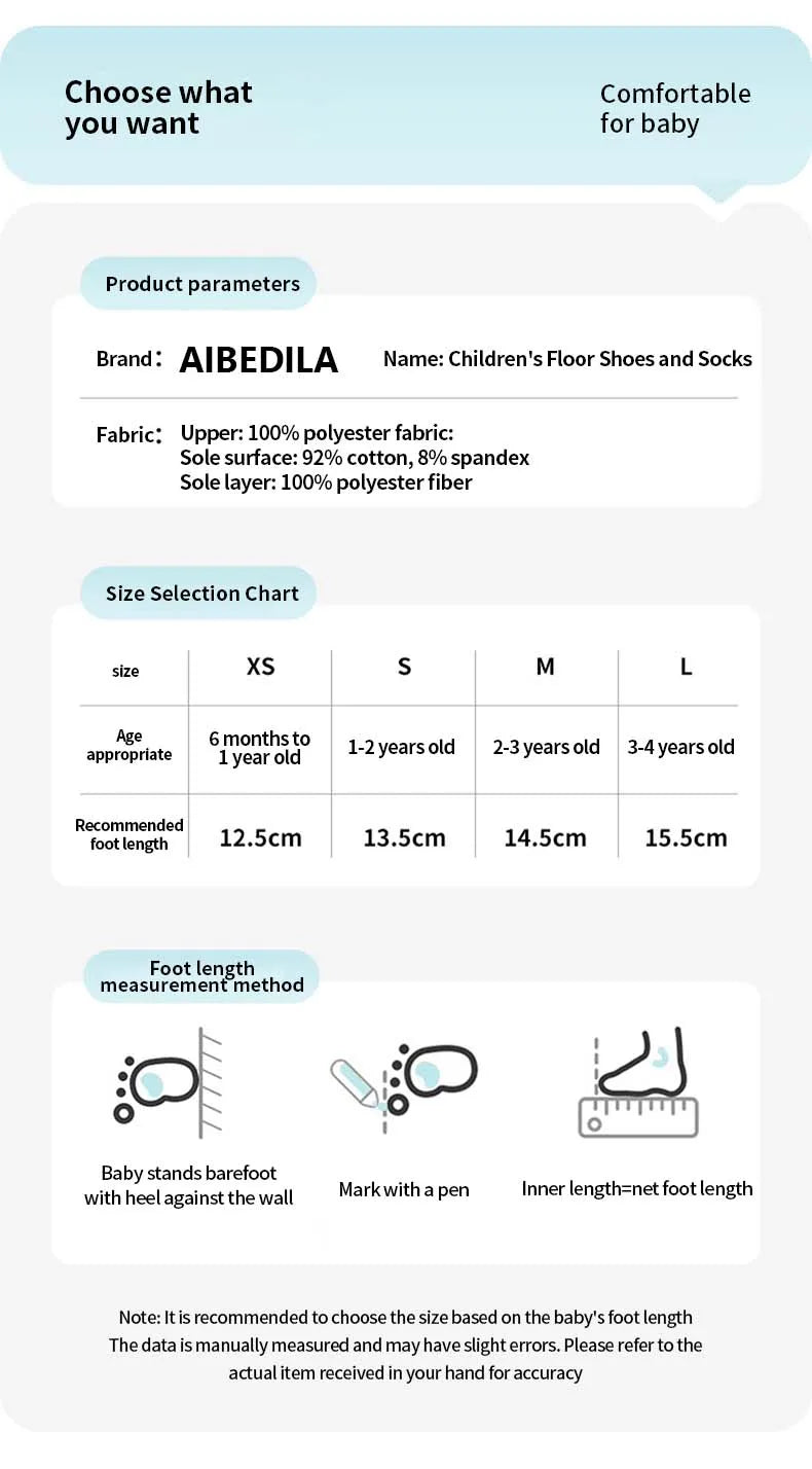 Baby Non-Slip Socks – Breathable Indoor Floor Shoes for Toddlers