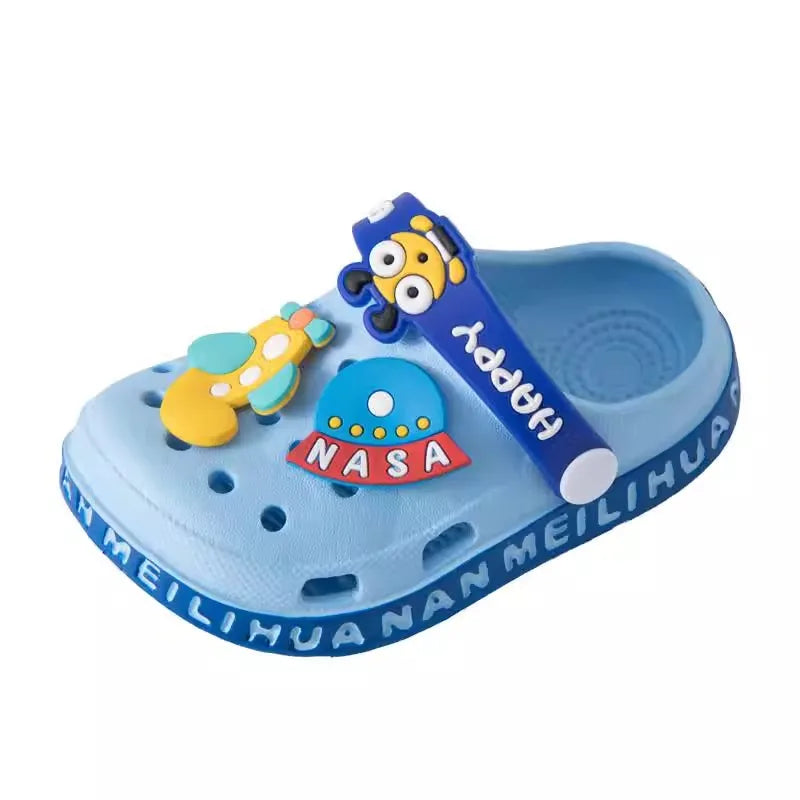 Kids Open-Toe EVA Sandals – Soft Non-Slip Clog Shoes