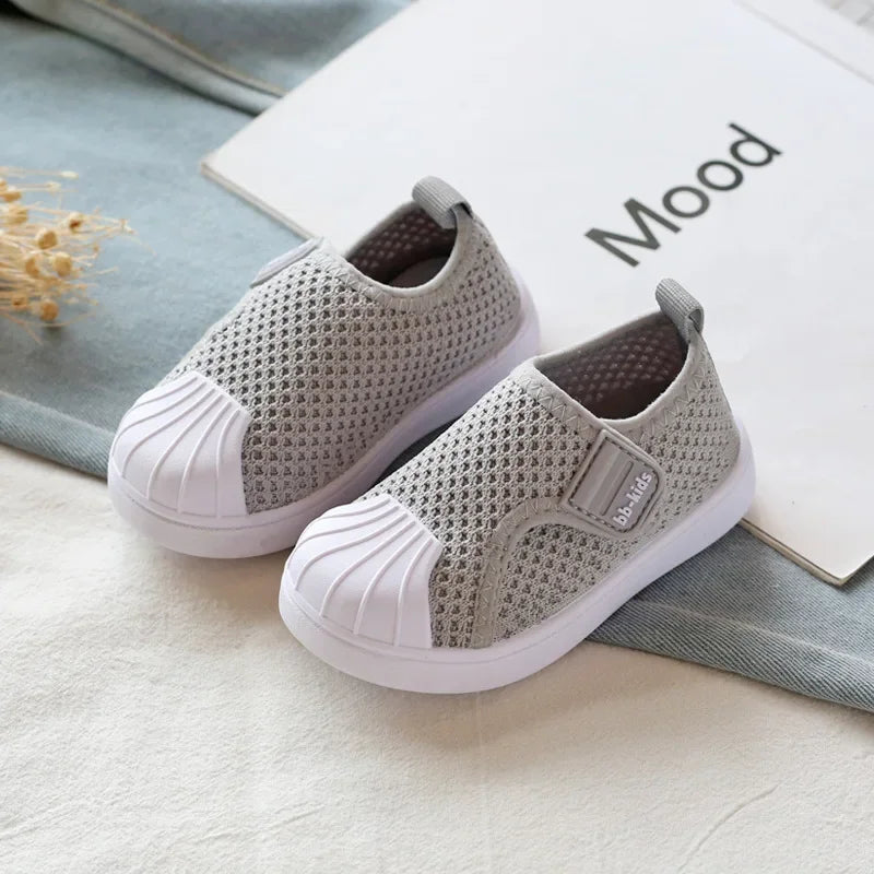 Kids Air Mesh Sneakers – Breathable Casual Skate Shoes