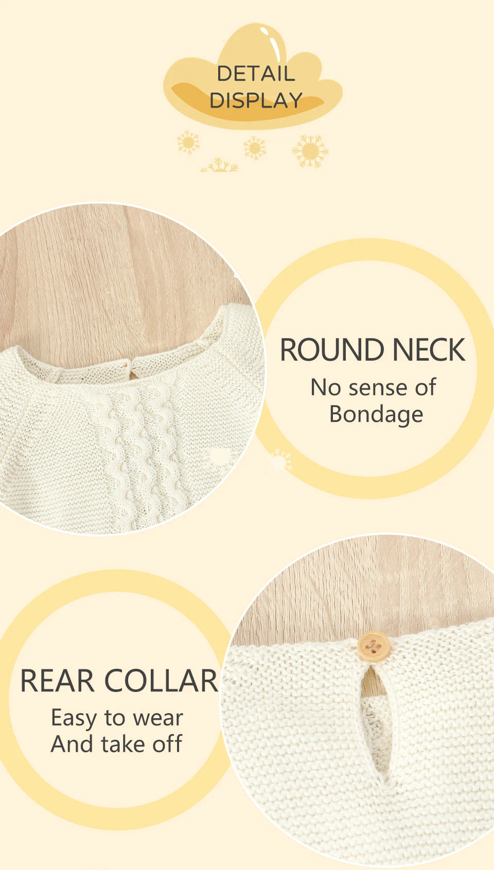 Baby Girl Summer Bodysuit, Solid Muslin Romper 1–18M