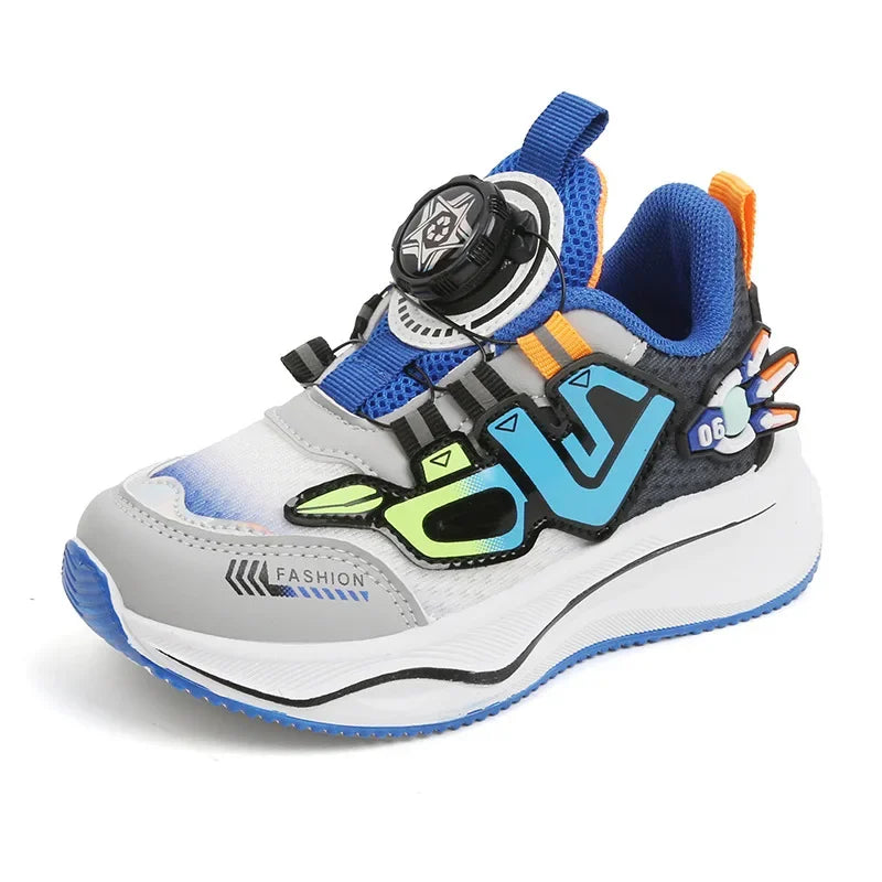 Kids’ Breathable Mesh Sneakers – Soft, Non-Slip Running Shoes