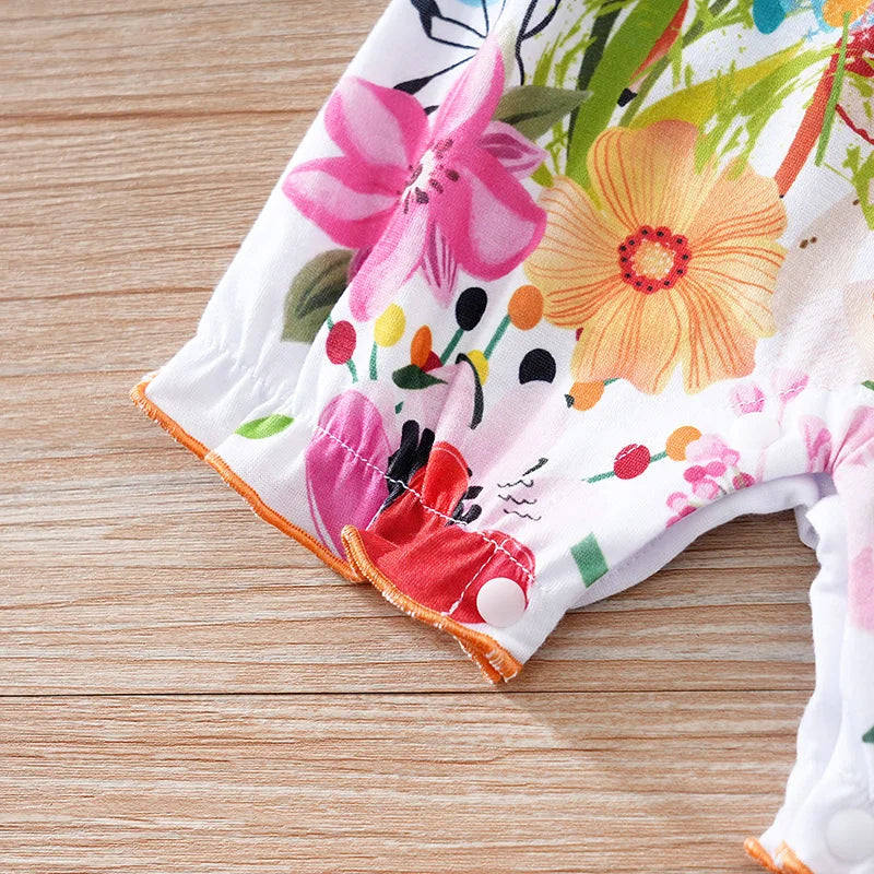 0-18 Flying Sleeve Baby Jumpsuit