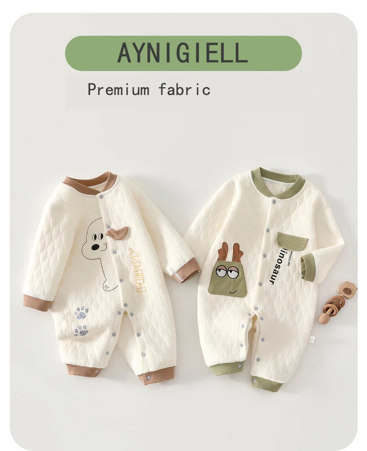 Baby Jumpsuit, 0–18M, Thick Cotton Autumn