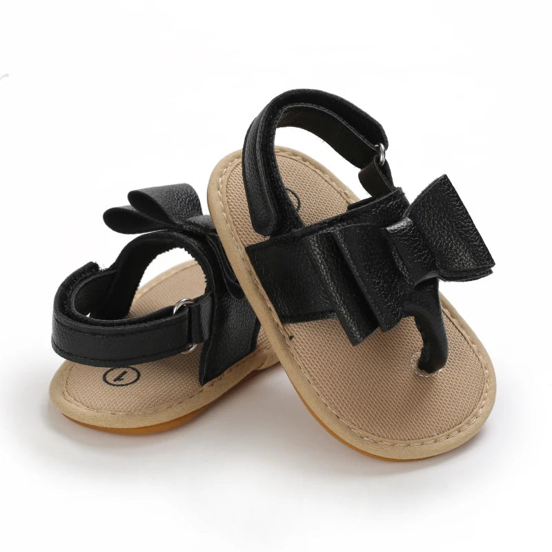 Baby Summer Sandals (0–18M) – Soft Rubber Non-Slip First Walkers