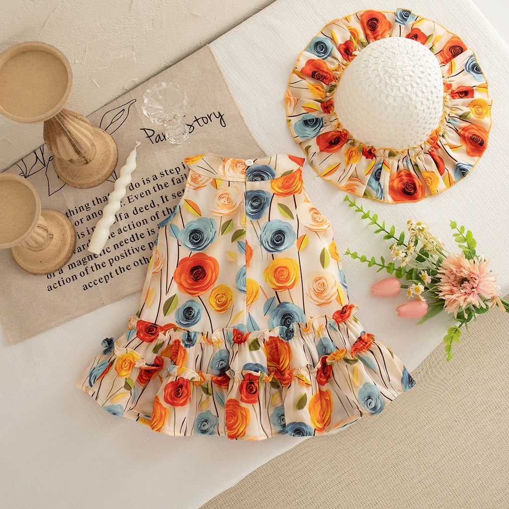 Baby Girl Summer Bohemian Dress Set