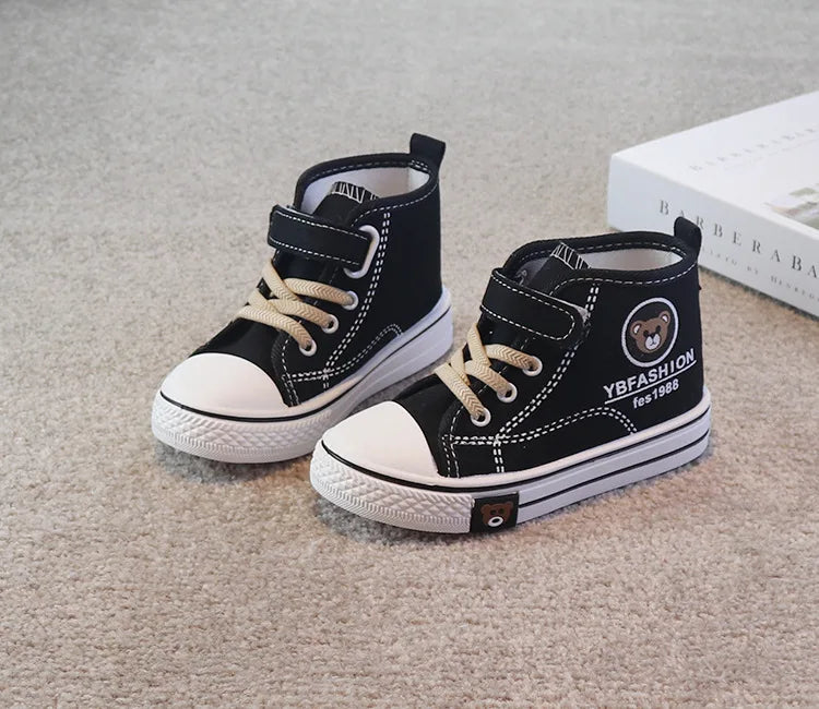 Kids’ Canvas Sneakers – Soft, Non-Slip, Breathable Shoes