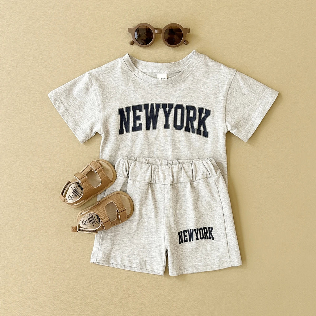 T-shirt & shorts Girls Sports Set 2Pcs Infant Outfit Set