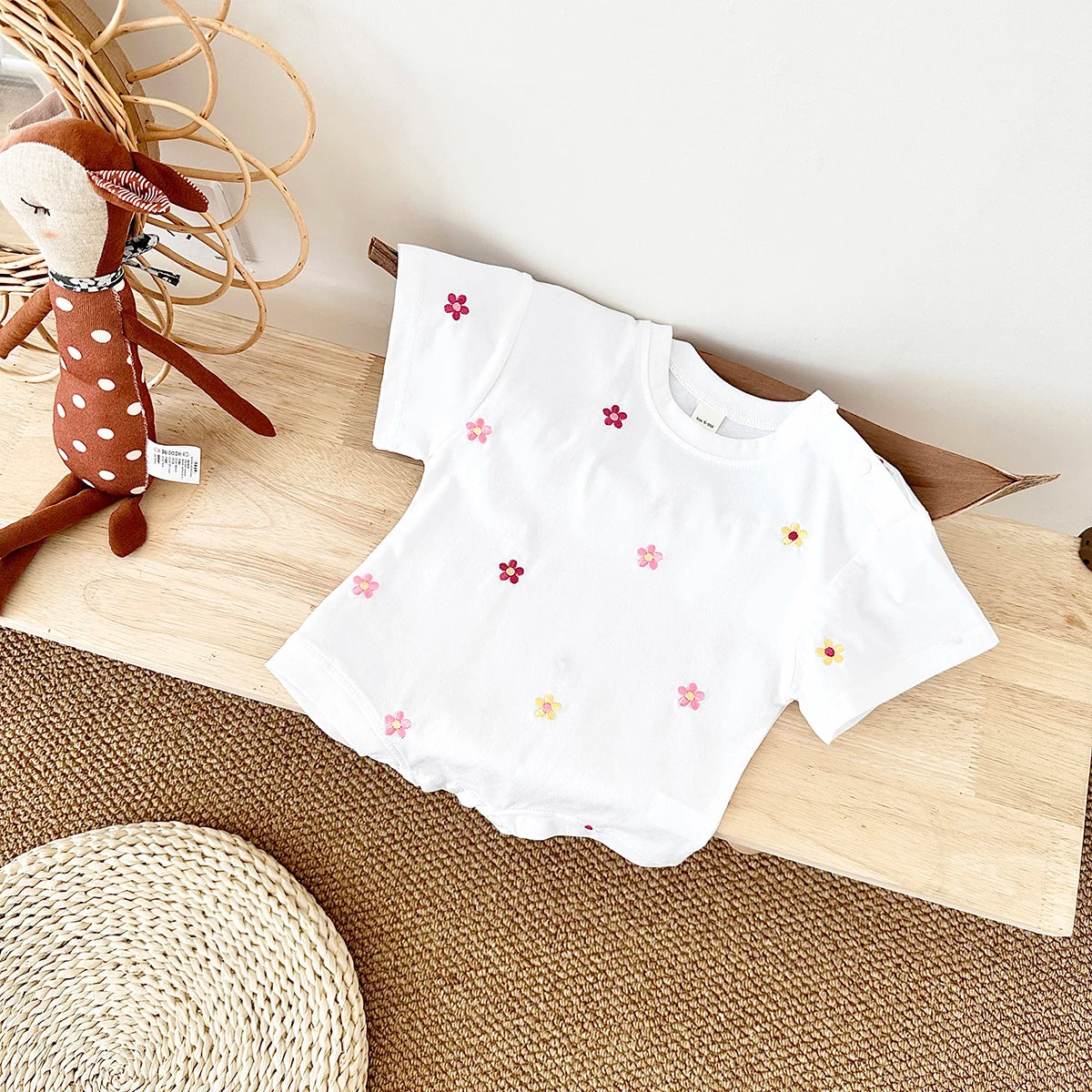 Jumpsuit Cotton Infant Bodysuit Girls  0-18M