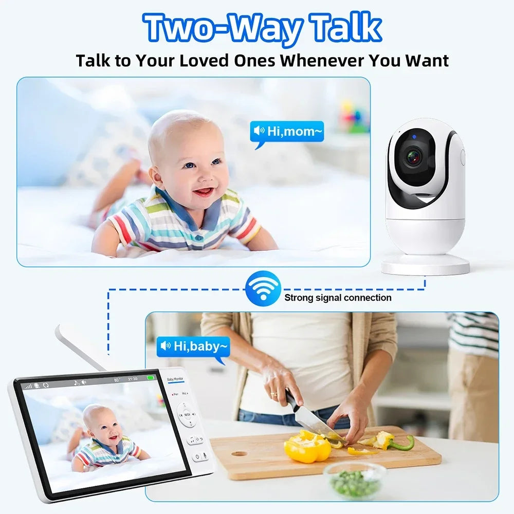 Baby Camera – 4X Zoom & 5000mAh Battery