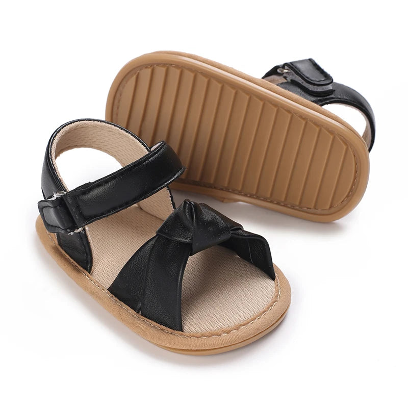 Baby Summer Sandals (0–18M) – Open-Toe Non-Slip Soft Shoes