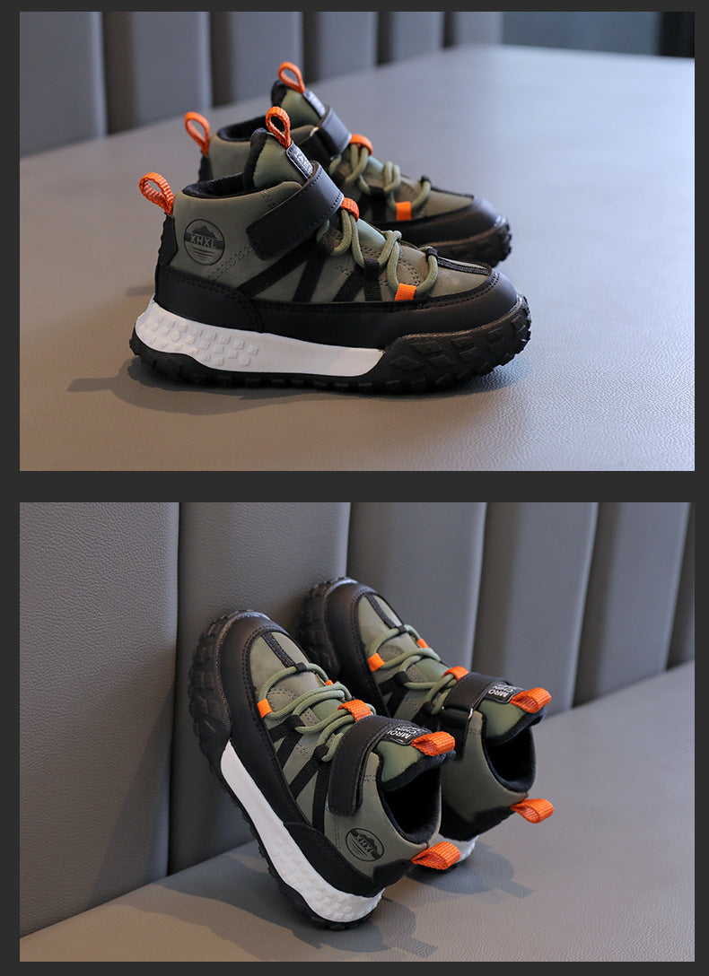 Kids Autumn/Winter Sneakers – Plush Warm Casual Sport Shoes